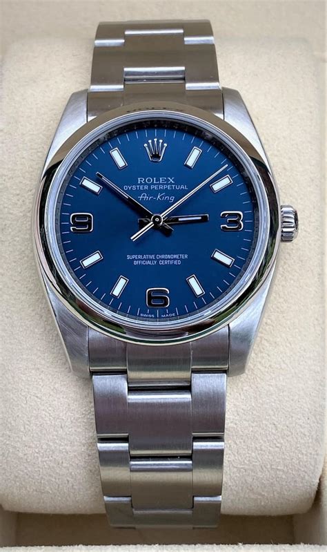 rolex air king 11420|rolex air king resale value.